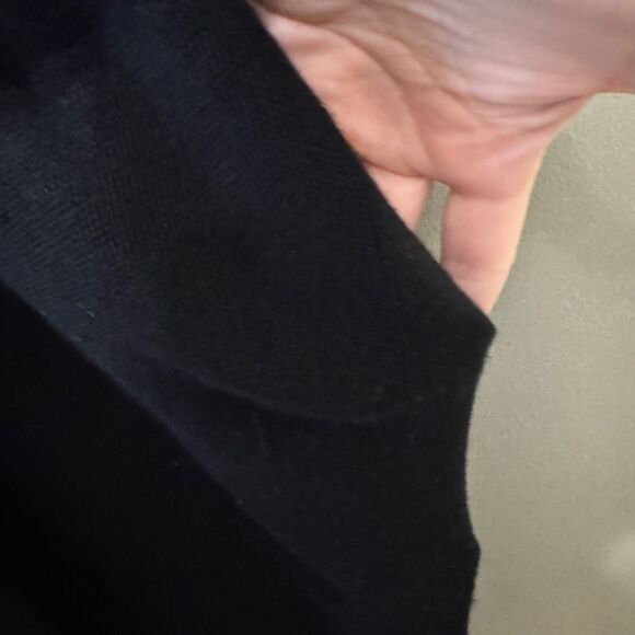 Lululemon Merino Wool Short Sleeve Wrap Black OS - Picture 5 of 7